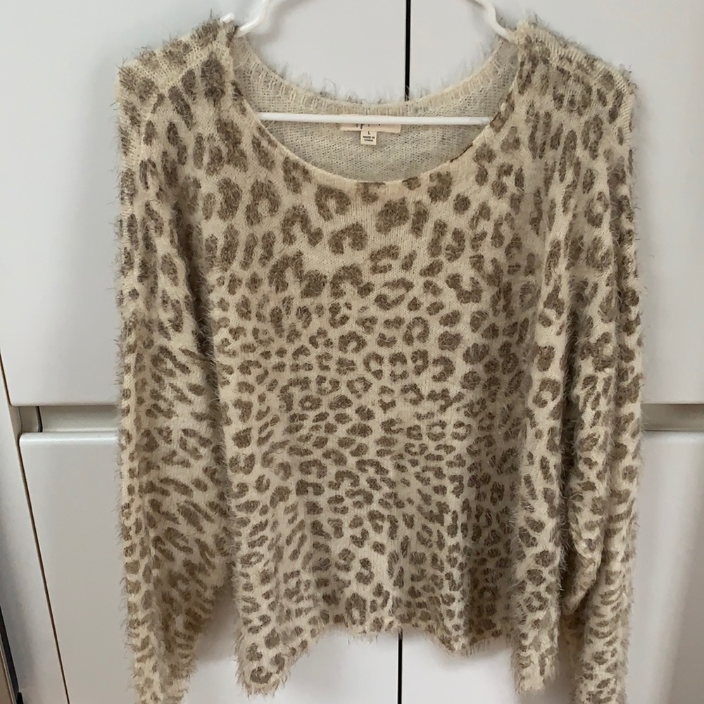 Cheetah sweater